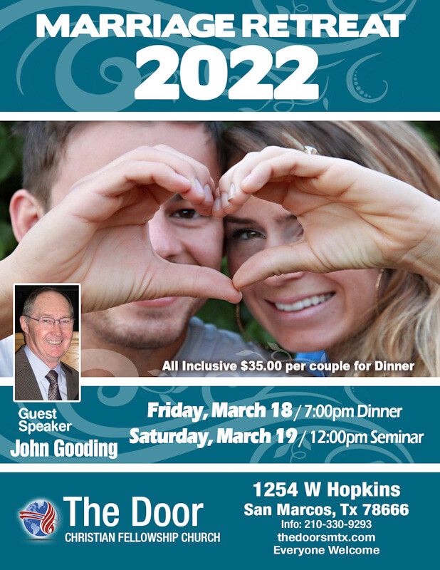 San Marcos Texas Marriage Retreat